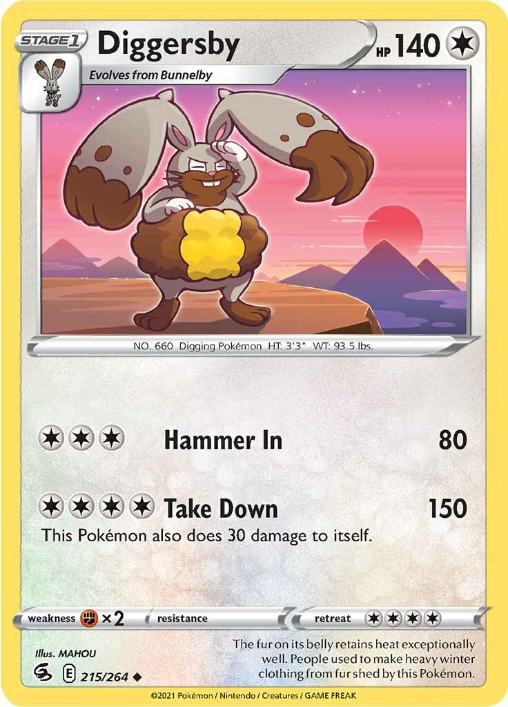 Diggersby (215/264) [Sword &amp; Shield: Fusion Strike] 