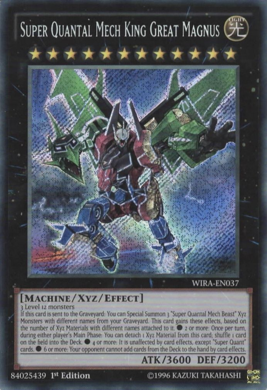 Super Quantal Mech King Great Magnus [WIRA-EN037] Secret Rare 