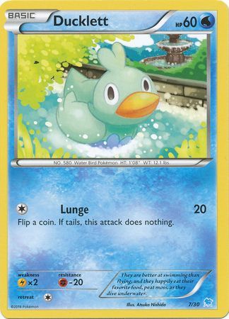 Ducklett (7/30) [XY: Trainer Kit 3 - Suicune] 