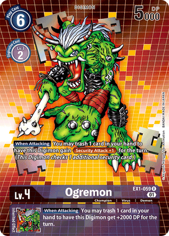 Ogremon [EX1-059] (Alternate Art) [Classic Collection] 