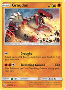 Groudon (113/236) (Cracked Ice Holo) (Theme Deck Exclusive) [Sun &amp; Moon: Cosmic Eclipse] 