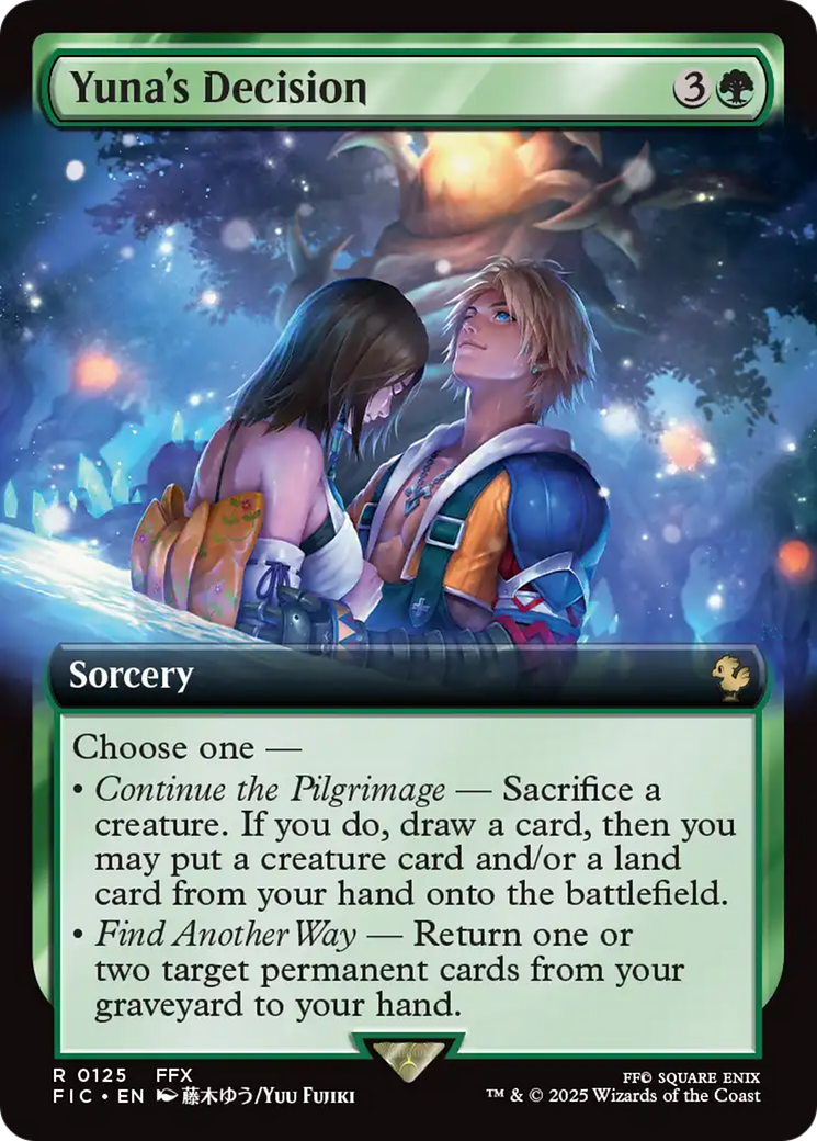 Yuna's Decision (Extended Art) [FINAL FANTASY Commander] 