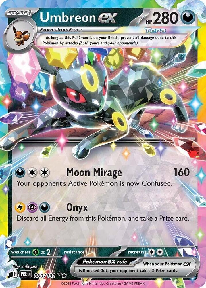 Umbreon ex (060/131) [Scarlet &amp; Violet: Prismatic Evolutions] 