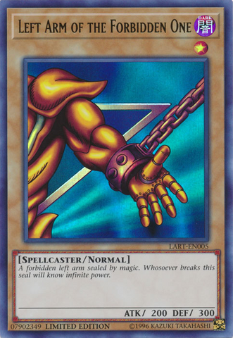Left Arm of the Forbidden One [LART-EN005] Ultra Rare 