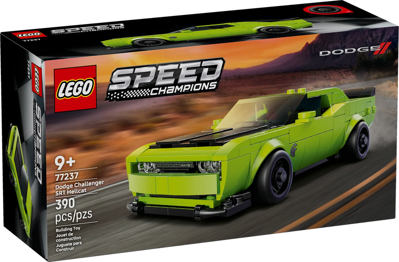 LEGO®  Speed Champions Dodge Challenger SRT Hellcat Sports Car Set 77237
