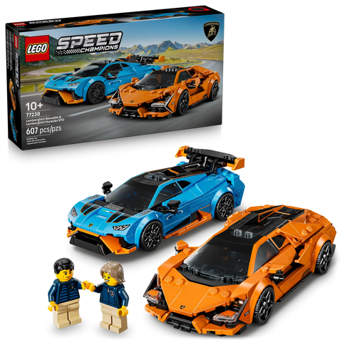 LEGO® Speed ​​Champions Lamborghini Revuelto &amp; Huracán STO Set 77238