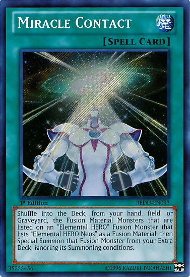Miracle Contact [REDU-EN093] Secret Rare 