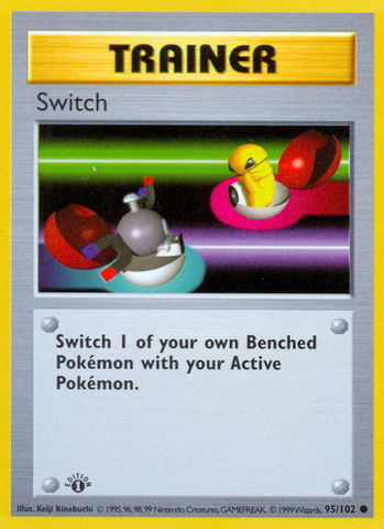 Switch (95/102) (Shadowless) [Base Set 1st Edition] 