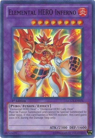 Elemental HERO Inferno [LCGX-EN076] Super Rare 