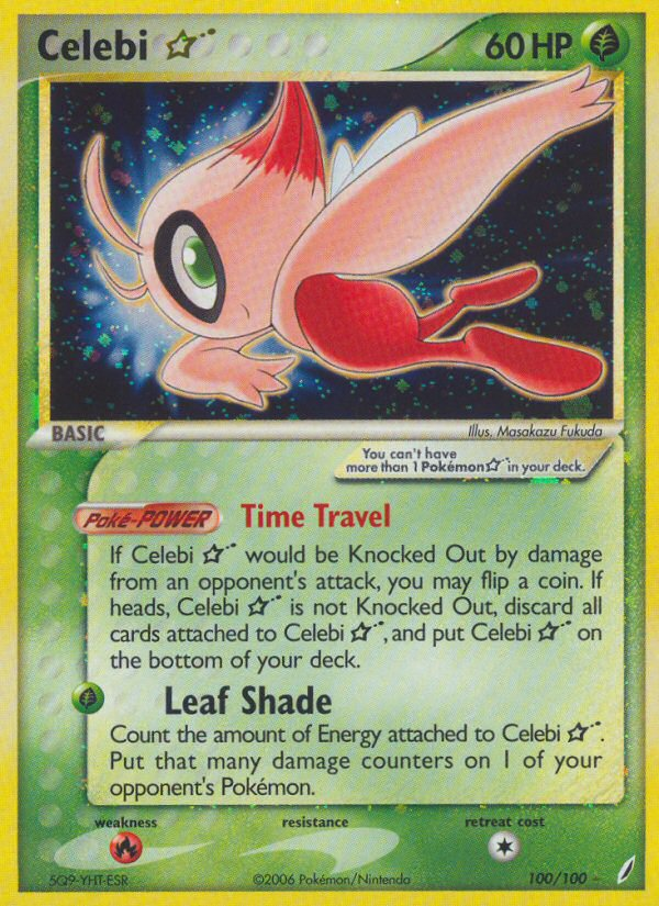 Celebi Star (100/100) [EX: Crystal Guardians] 
