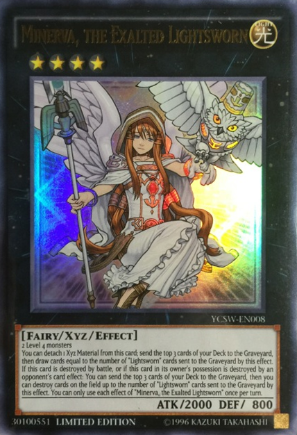 Minerva, the Exalted Lightsworn [YCSW-EN008] Ultra Rare 