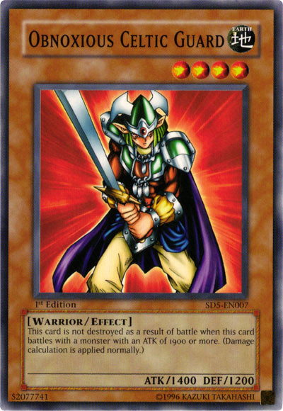 Obnoxious Celtic Guardian [SD5-EN007] Common 