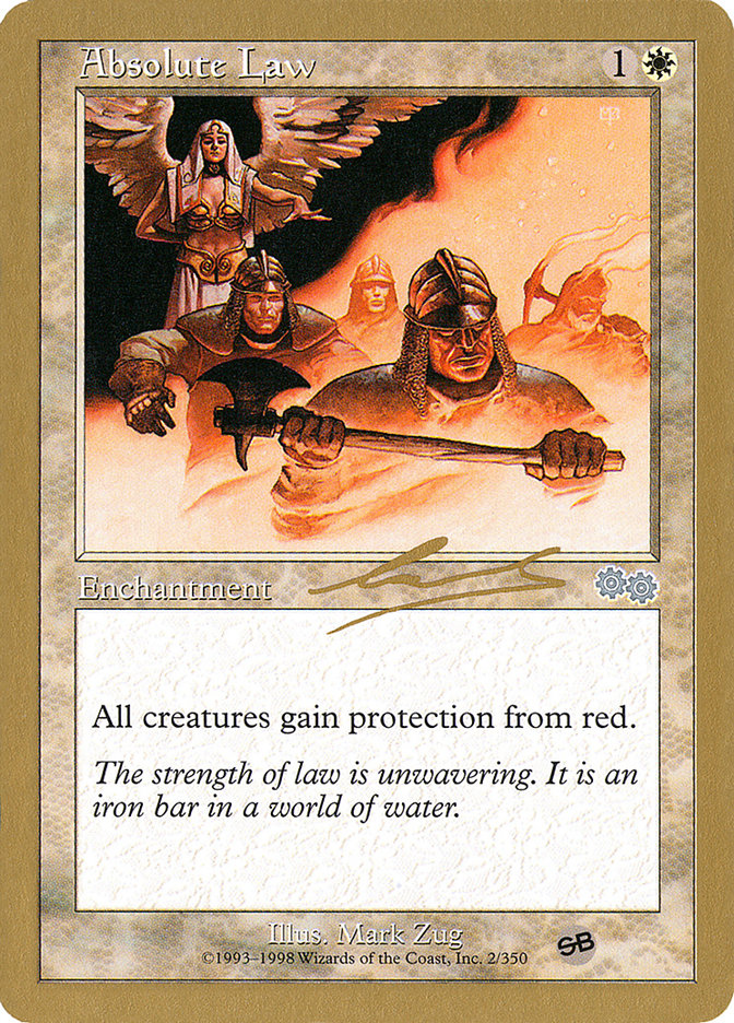 Absolute Law (Nicolas Labarre) (SB) [World Championship Decks 2000] 