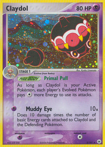 Claydol (2/101) [EX: Hidden Legends] 