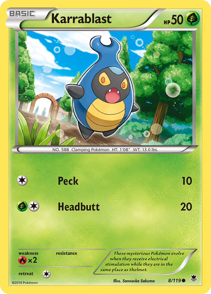 Karrablast (8/119) [XY: Phantom Forces] 