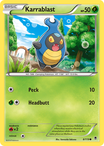 Karrablast (8/119) [XY: Phantom Forces] 