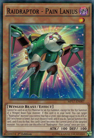 Raidraptor - Pain Lanius [MP17-EN007] Common 