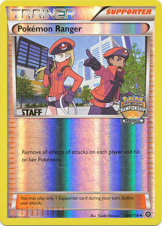 Pokemon Ranger (104/114) (Regional Championship Promo Staff) [XY: Steam Siege] 