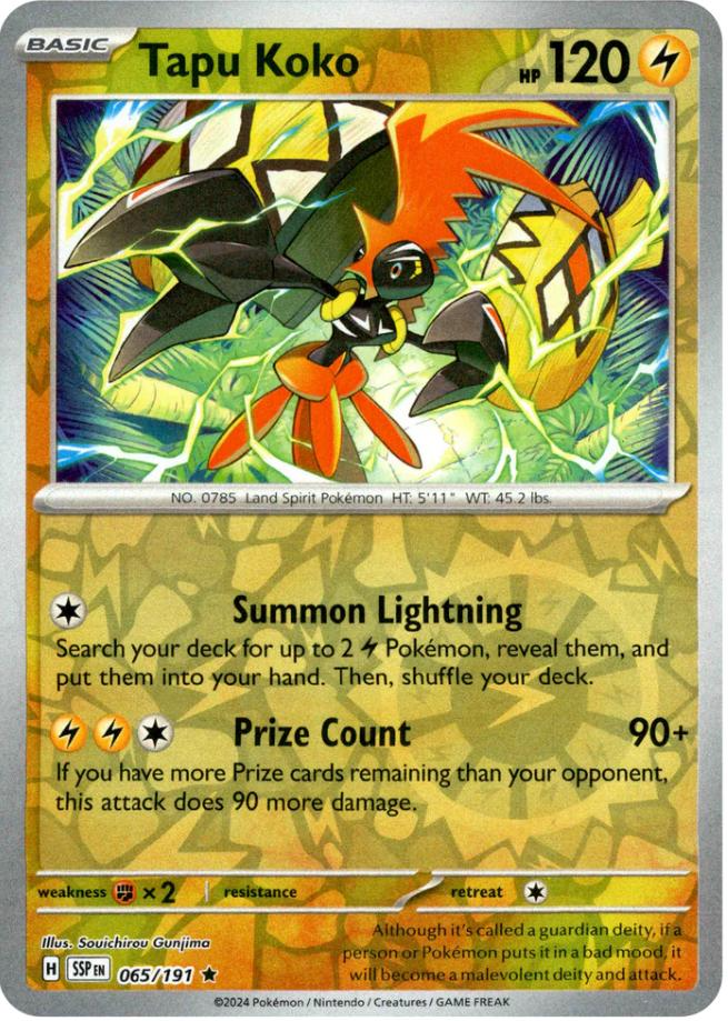 Tapu Koko (065/191) [Scarlet &amp; Violet: Surging Sparks] 