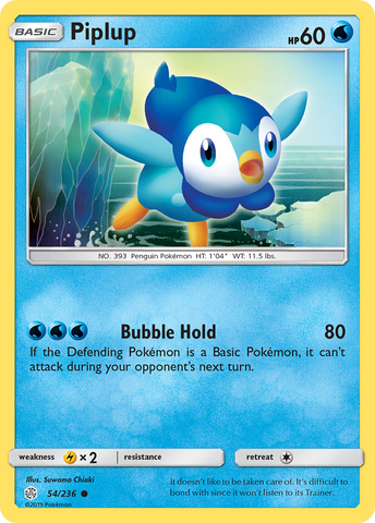 Piplup (54/236) [Sun &amp; Moon: Cosmic Eclipse] 