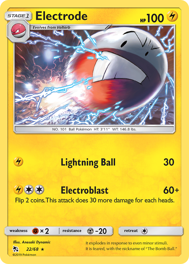 Electrode (22/68) [Sun &amp; Moon: Hidden Fates] 
