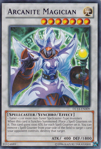 Arcanite Magician (Blue) [DL14-EN009] Rare 