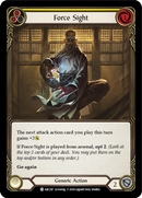 Force Sight (Yellow) [U-ARC207] (Arcane Rising Unlimited) Unlimited Rainbow Foil 
