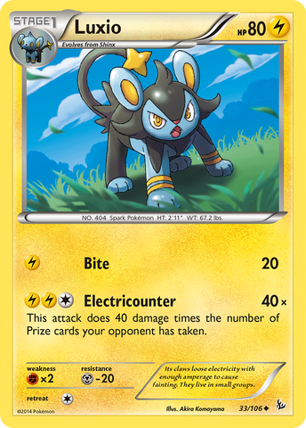 Luxio (33/106) [XY: Flashfire] 