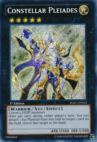 Constellar Pleiades [HA07-EN022] Secret Rare 
