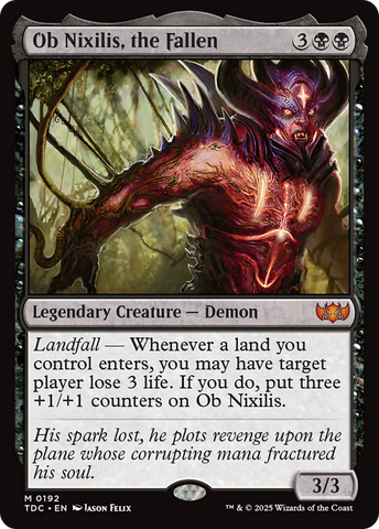 Ob Nixilis, the Fallen [Tarkir: Dragonstorm Commander] 