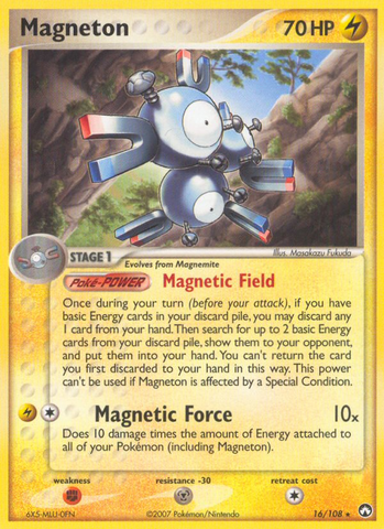 Magneton (16/108) [EX: Power Keepers] 