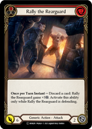 Rally the Rearguard (Red) [U-MON281-RF] (Monarch Unlimited) Unlimited Rainbow Foil 