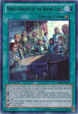 Noble Knights of the Round Table [PRIO-EN087] Ultra Rare 