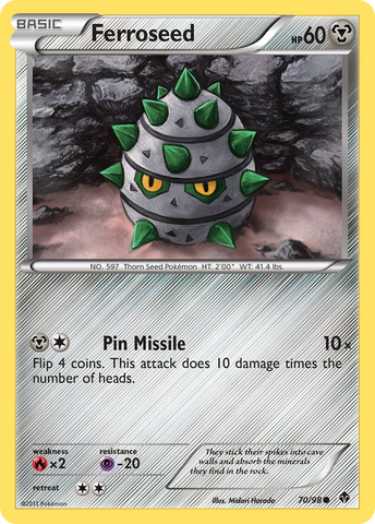 Ferroseed (70/98) [Black &amp; White: Emerging Powers] 