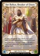 Ser Boltyn, Breaker of Dawn // Boltyn [MON029 // MON030] (Monarch) 1st Edition Normal 