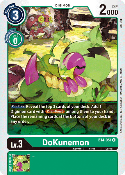 DoKunemon [BT4-051] [Great Legend]