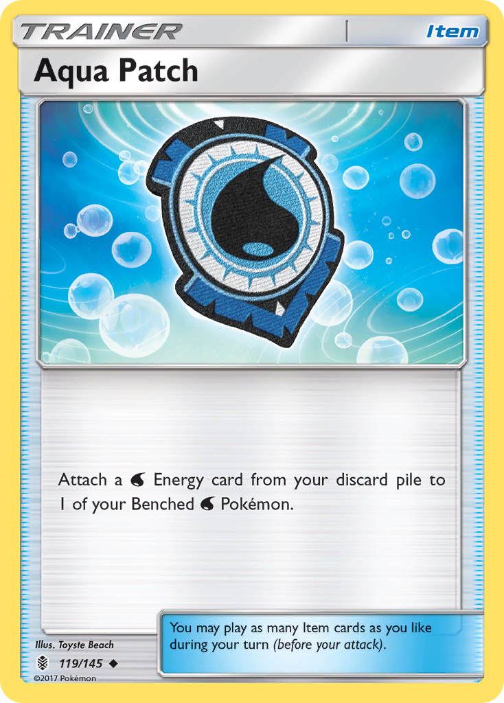 Aqua Patch (119/145) [Sun &amp; Moon: Guardians Rising] 