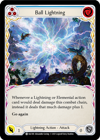Ball Lightning (Blue) [ELE188] (Tales of Aria) 1st Edition Normal 