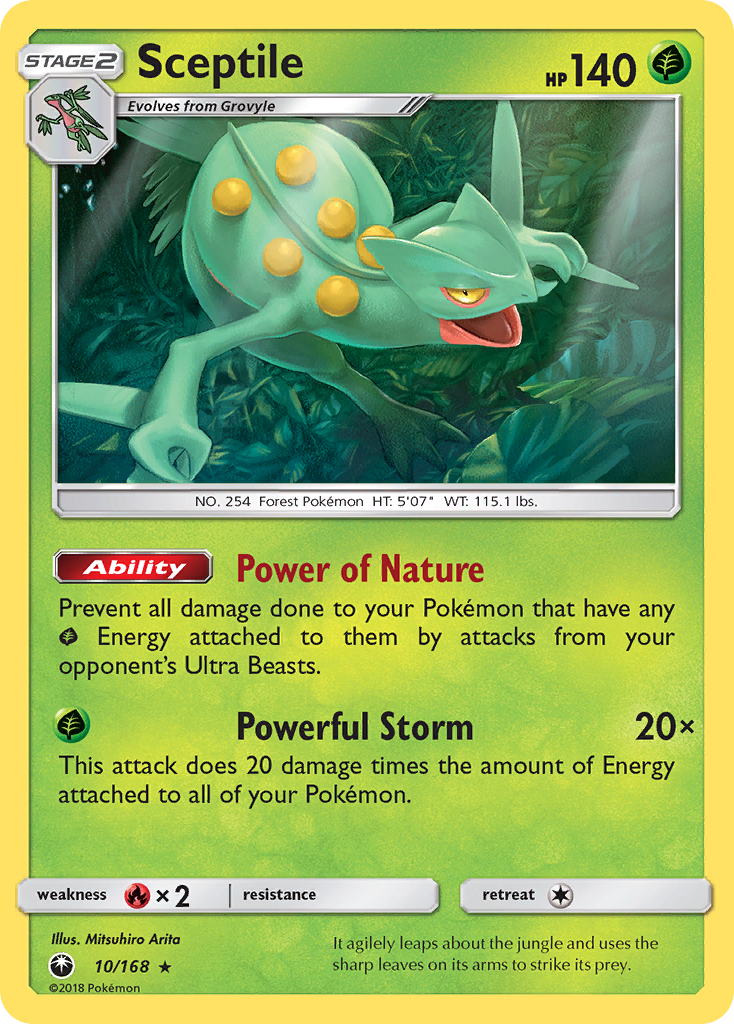 Sceptile (10/168) [Sun &amp; Moon: Celestial Storm] 