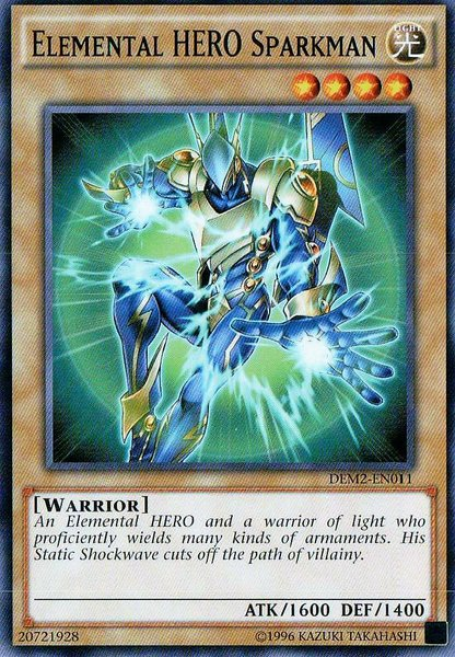 Elemental Hero Sparkman [DEM2-EN011] Common 