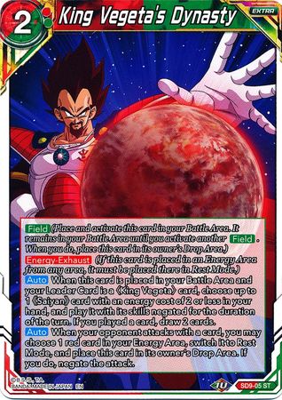 King Vegeta's Dynasty (SD9-05) [Assault of the Saiyans] 
