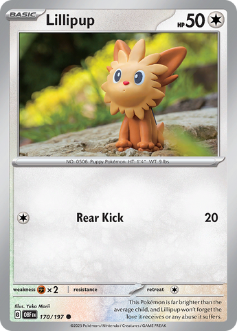 Lillipup (170/197) [Scarlet &amp; Violet: Obsidian Flames] 