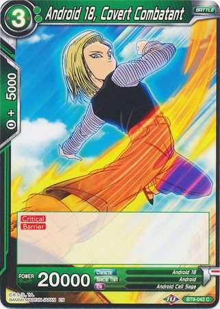 Android 18, Covert Combatant (BT9-042) [Universal Onslaught] 