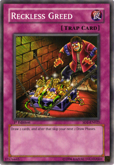 Reckless Greed [SD1-EN025] Common 