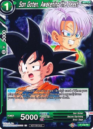 Son Goten, Awakening the Beast (P-179) [Promotion Cards] 