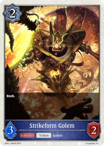 Strikeform Golem (BP01-T08EN) [Advent of Genesis] 