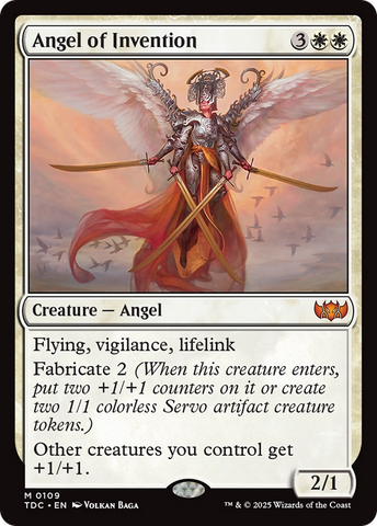 Angel of Invention [Tarkir: Dragonstorm Commander] 
