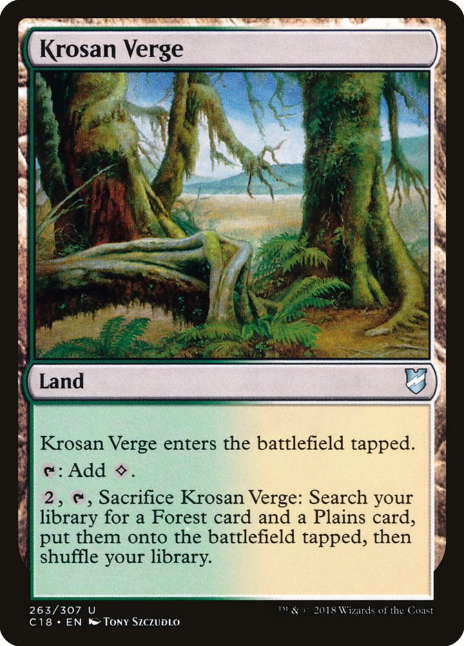 Krosan Verge [Commander 2018] 