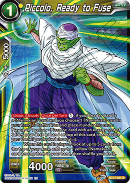 Piccolo, Ready to Fuse (BT17-091) [Ultimate Squad] 