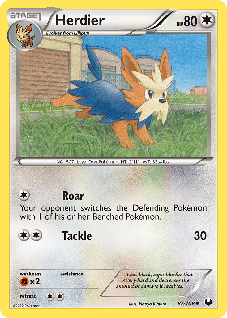 Herdier (87/108) [Black &amp; White: Dark Explorers] 